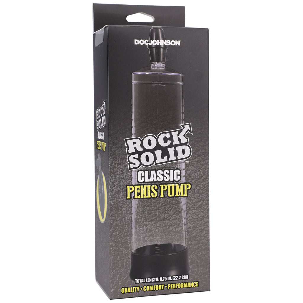 Rock Solid - Classic Penis Pump - Black/clear