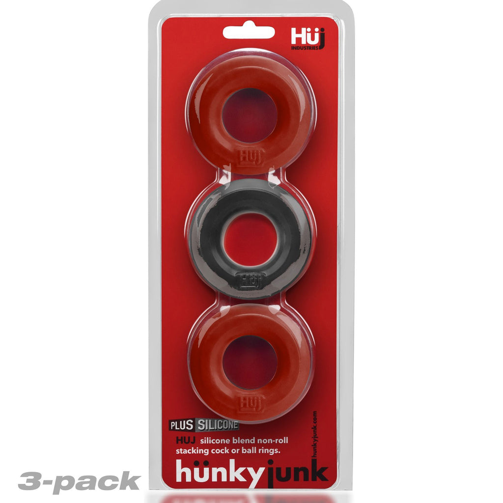 Huj3 C-Ring 3-Pack - Cherry / Ice