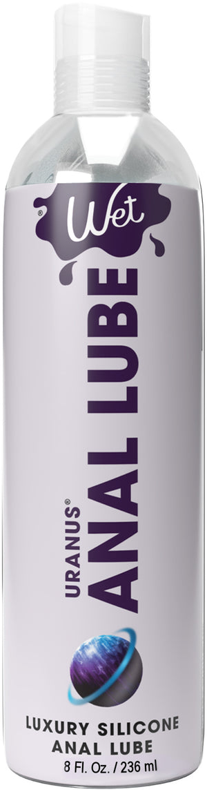 Wet Uranus Anal Lube - Premium Silicone Based  Lubricant 8 Oz WT35008