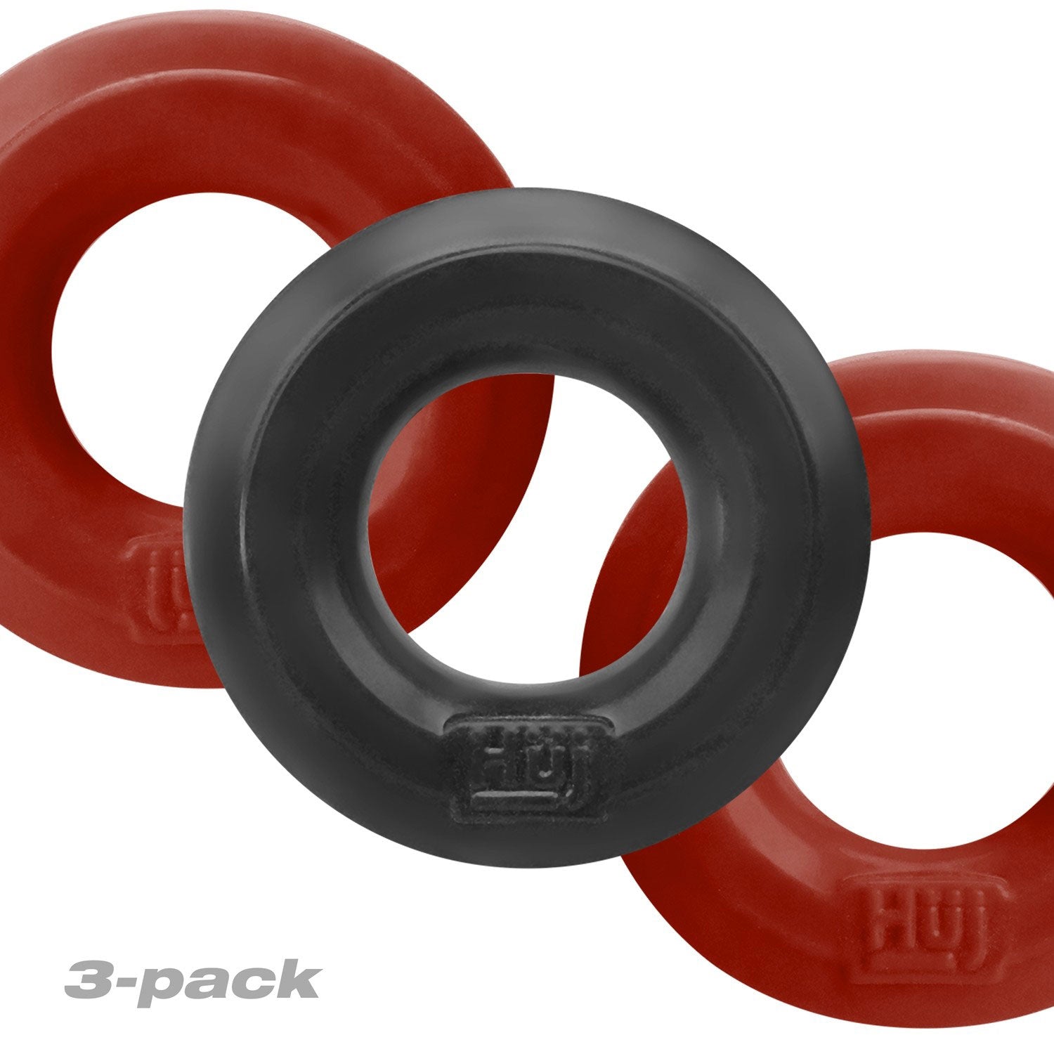 Huj3 C-Ring 3-Pack - Cherry / Ice OX-HUJ-102CHIC