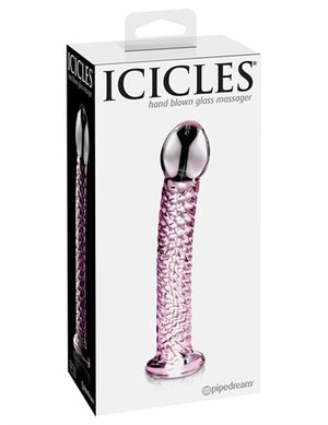 Icicles No. 53 - Clear / Pink