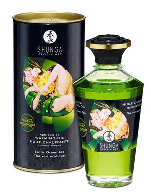 Aphrodisiac Organica Warming Oil - Exotic Green Tea SHU2311