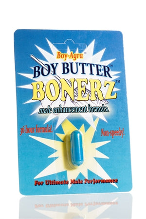 Boy-Agra Boy Butter Bonerz - Male Enhancement Formula - 1 Blister Pack BNZ01
