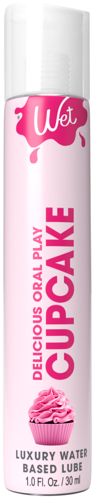 Wet Delicious Oral Play - Cupcake - Waterbased Flavored Lube 1 Oz WT21540