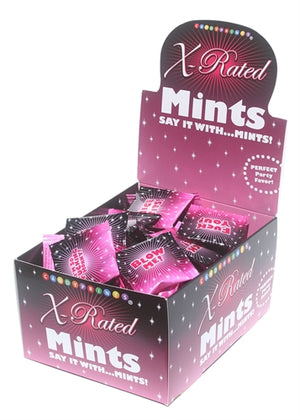 X-Rated Mints - 100 Piece p.o.p Display - 3.1g Bags CP-441