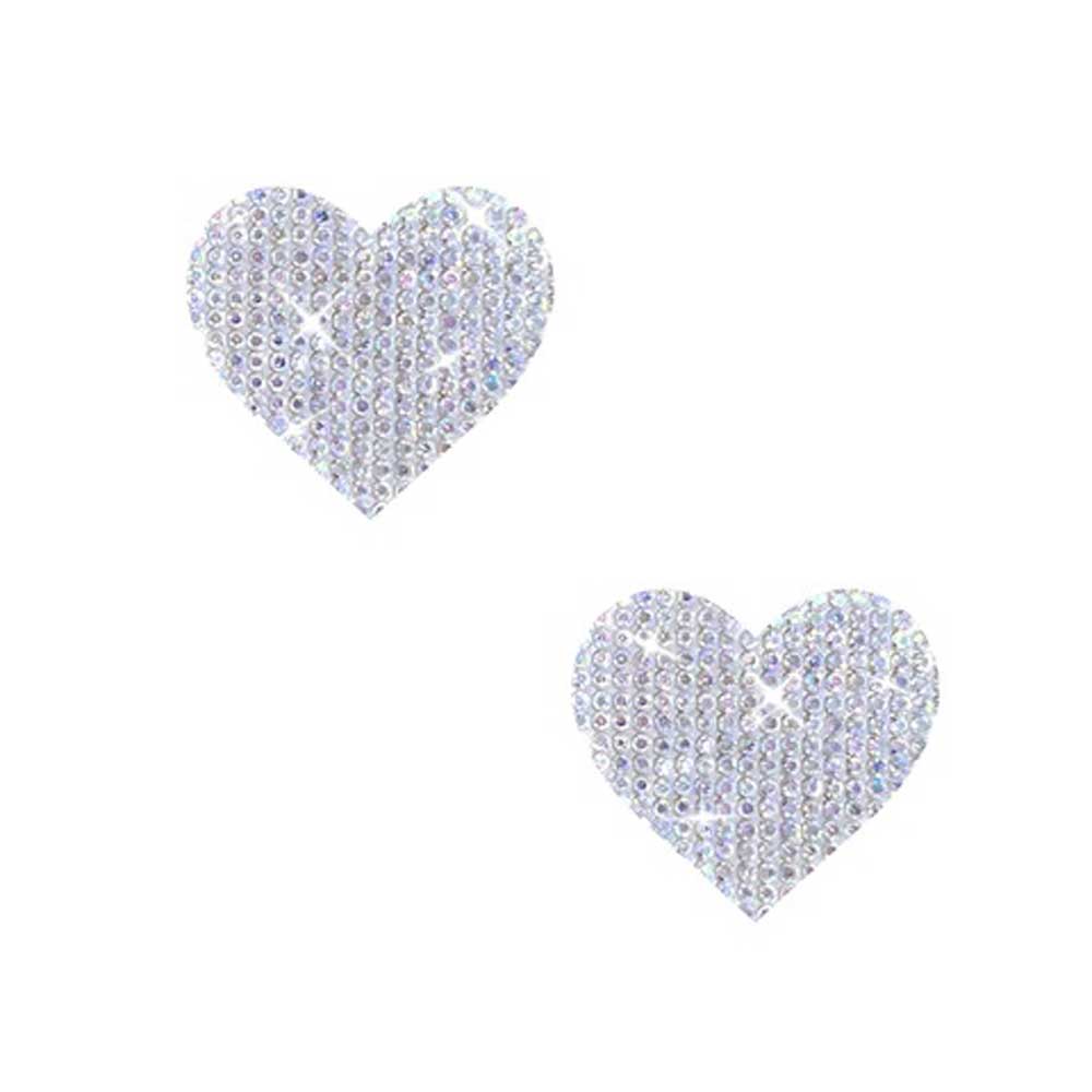 Razzle Dazzle Crystal Jewel Sparkle I Heart U Body Stickers 6 Pk NN-RAZ-HRT-BS