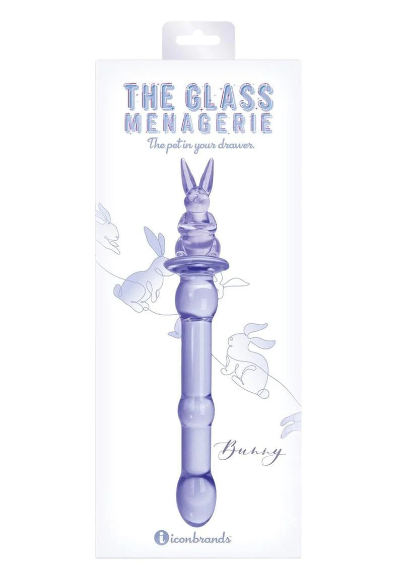 Glass Menagerie - Rabbit Dildo - Purple