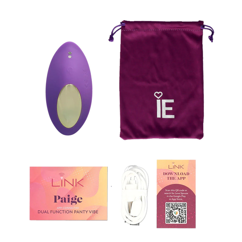 Link Paige - App Connected Dual Function Panty  Vibe - Purple