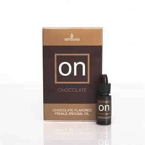 On Chocolate Flavored Arousal Oil - Medium Box - 0.17 Fl. Oz. Box SEN-VL174L