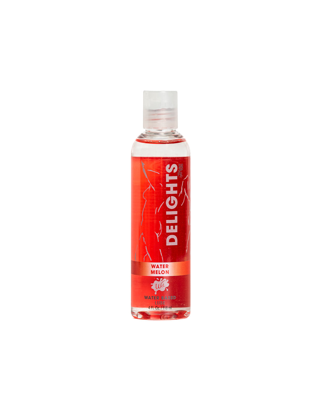 Delight Water Based - Watermelon - Flavored Lube 4 Oz WT21531