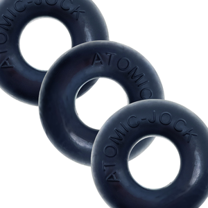 Ringer Cockring 3 Pack - Small - Night Black OX-1324-NGT