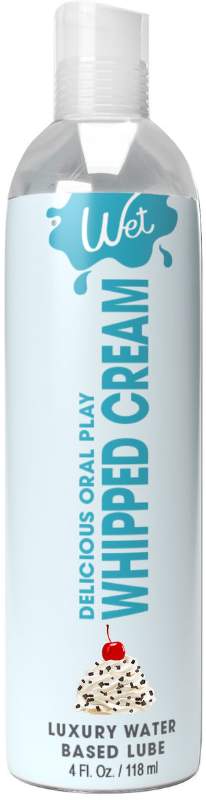 Wet Delicious Oral Play - Whipped Cream -  Waterbased Flavored Lubricant 4 Oz WT21569