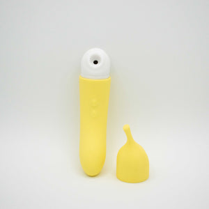Banana Cream Air Pulse and G-Spot Vibrator -  Yellow