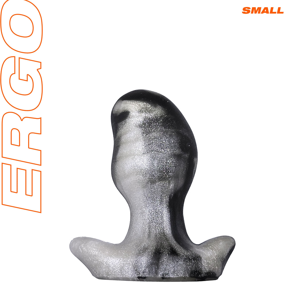Ergo Butt Plug - Small - Platinum Swirl OX-1358-S-BLPL