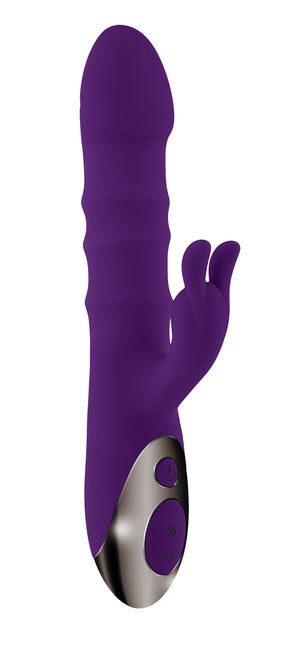 Playboy Pleasure - Hop to It - Rabbit Vibrator - Dark Purple PB-RS-2345-2
