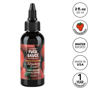 Fuck Sauce Flavored Water-Based Personal  Lubricant - Strawberry - 2 Fl. Oz.