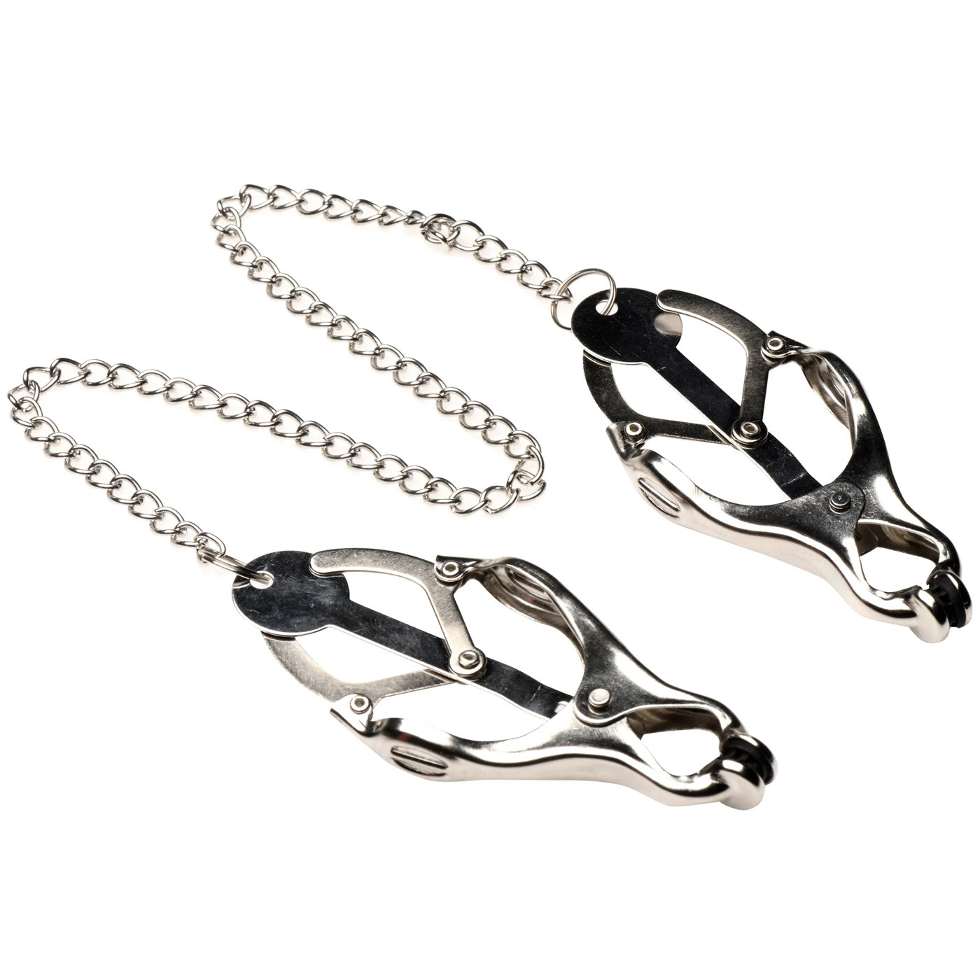 Primal Spiked Clover Nipple Clamps - Silver MS-AH351