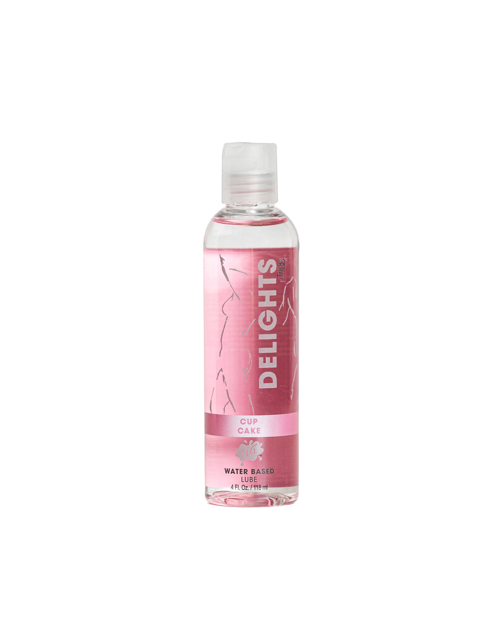 Delight Water Based - Cupcake - Flavored Lube 4 Oz WT21579