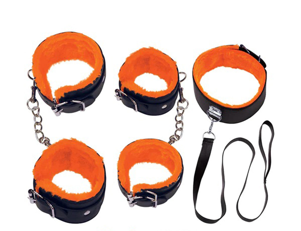 Orange Is the New Black Restrain Yourself Kit -  Black/orange IC2523