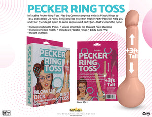 Inflatable Pecker Ring Toss HTP3341