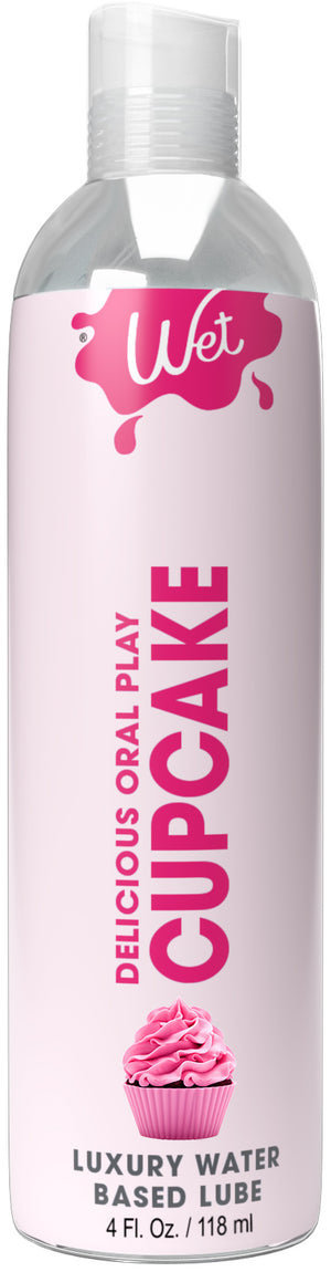 Wet Delicious Oral Play - Cupcake - Waterbased Flavored Lube 4  Oz WT21579