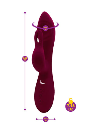 Pzazz - Ruby - Rechargeable Thumping Rabbit