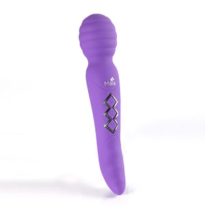 Zoe Twisty Dual Vibrating Pleasure Wand - Purple
