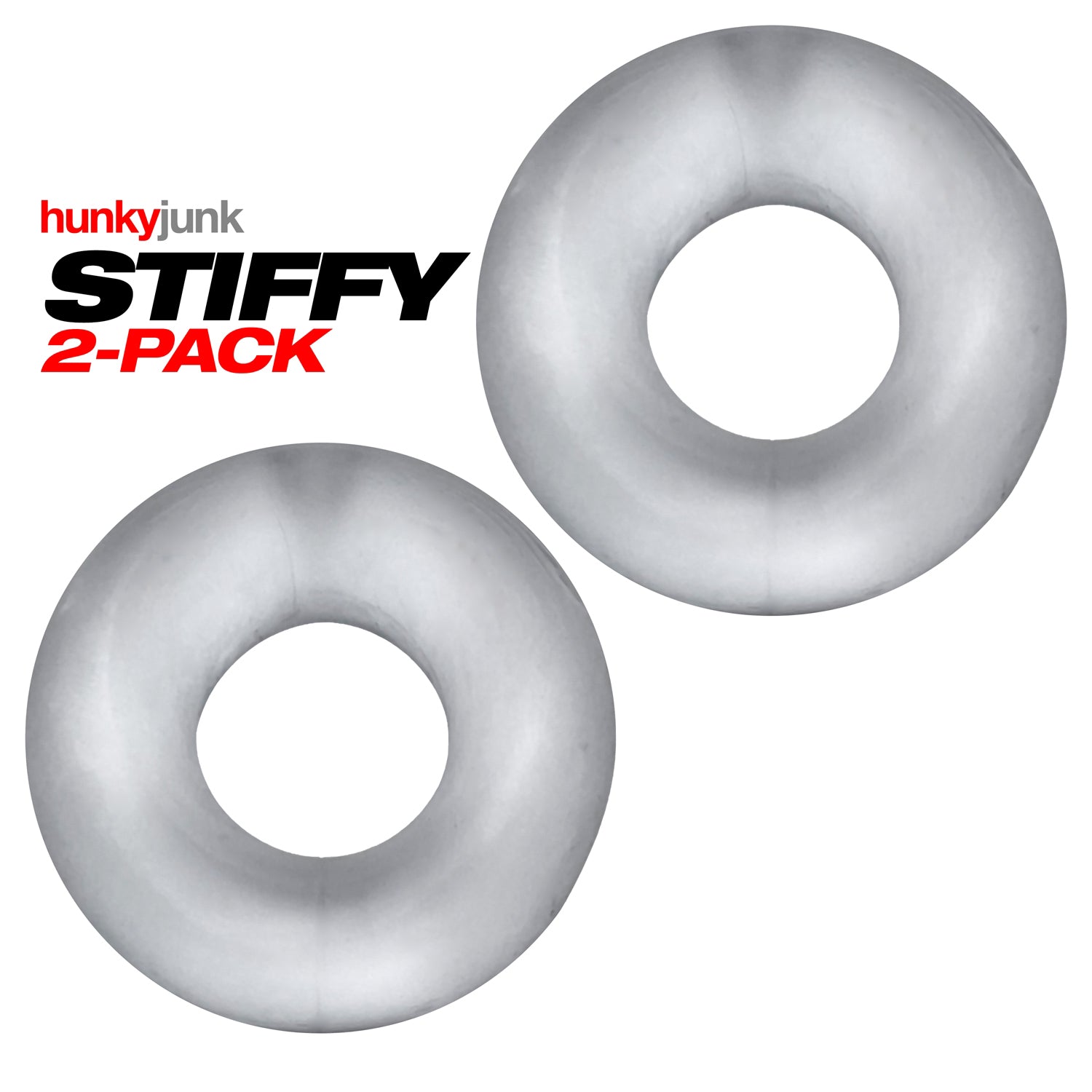 Stiffy 2-Pack Bulge-Rings - Clear Ice OX-HUJ126-CLIC