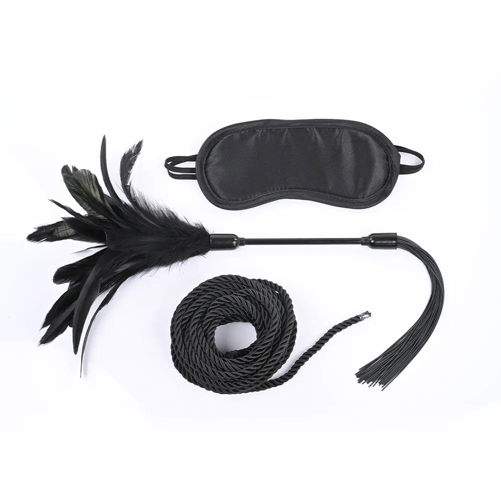Shadow Tie and Tickle Kit - Black SS09806