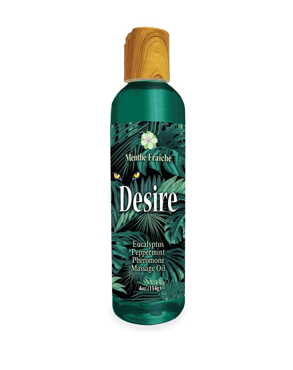 Desire Pheromone Massage Oil 4 Oz - Eucalyptus and Peppermint LG-BT701