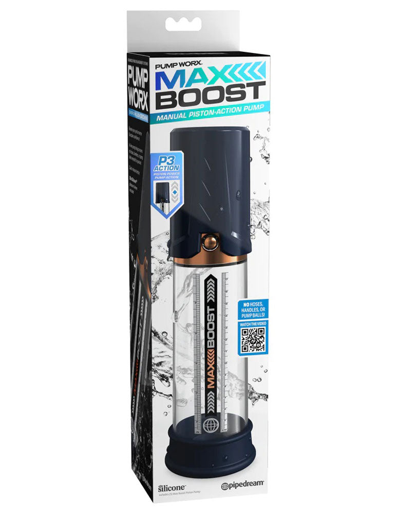 Pump Worx Max Boost - Blue/clear