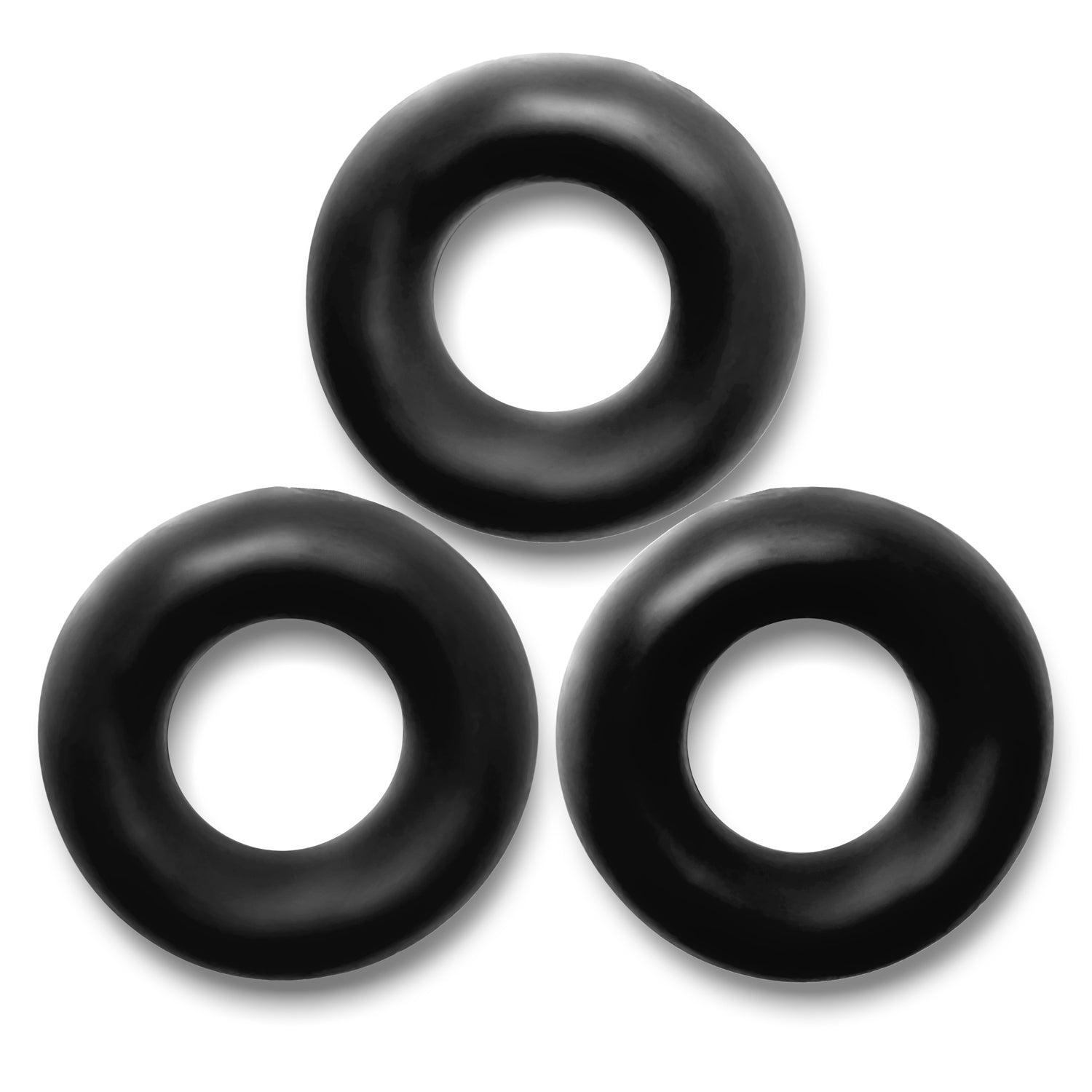 Fat Willy 3-Pack Jumbo C-Rings - Black OX-3065-BLK