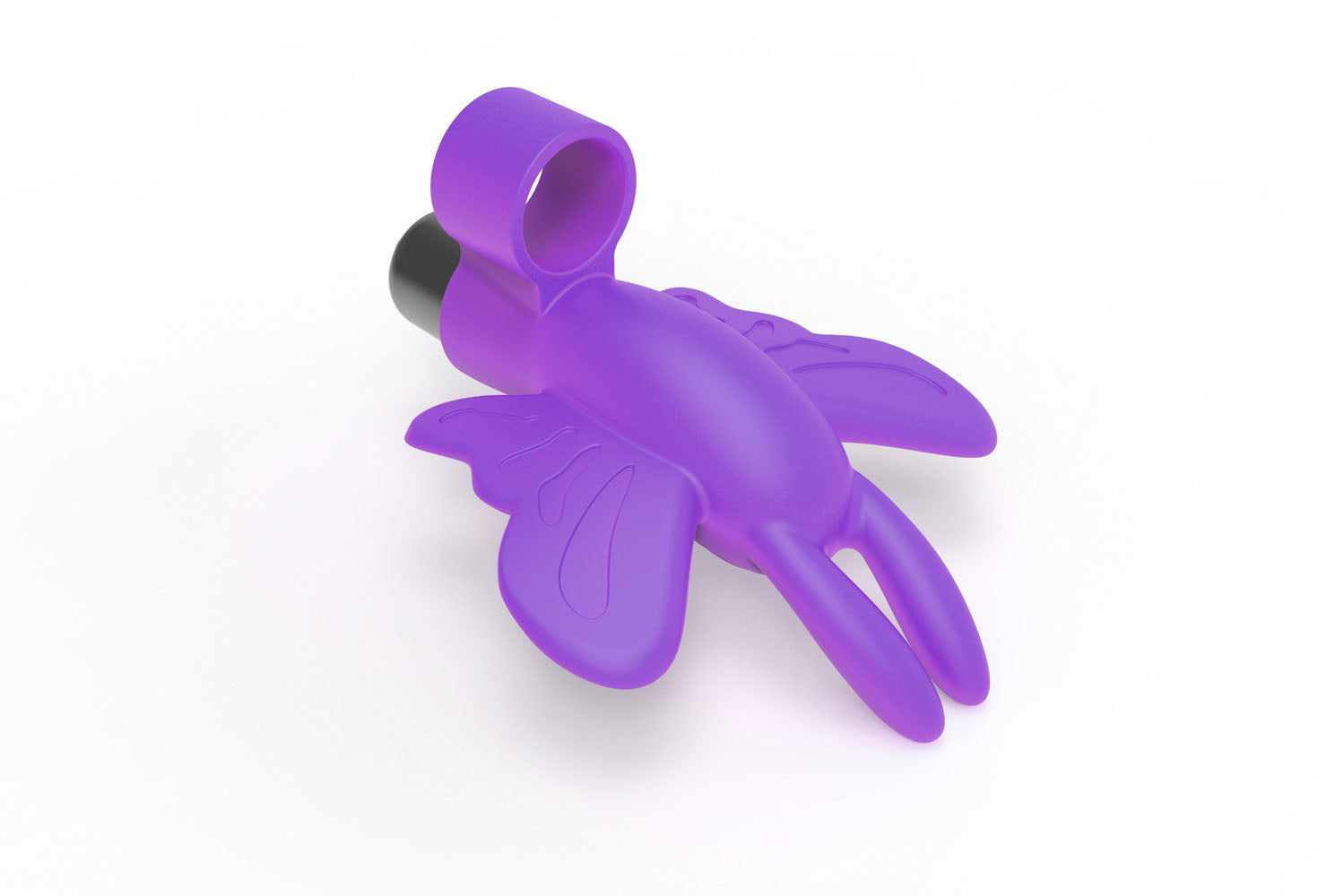 The 9's Flirt Finger Butterfly Finger Vibrator - Purple ICB2671-2