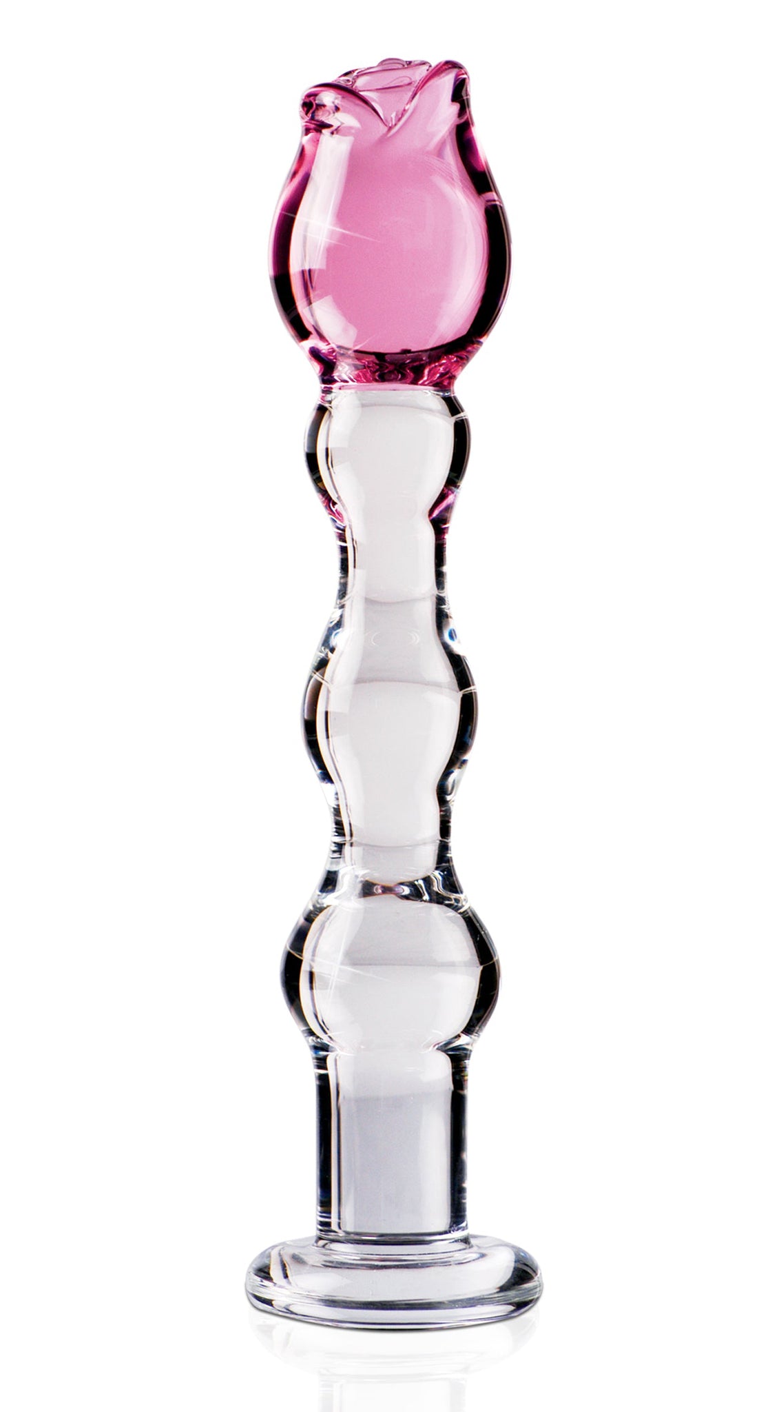 Icicles No. 12 - Clear / Pink