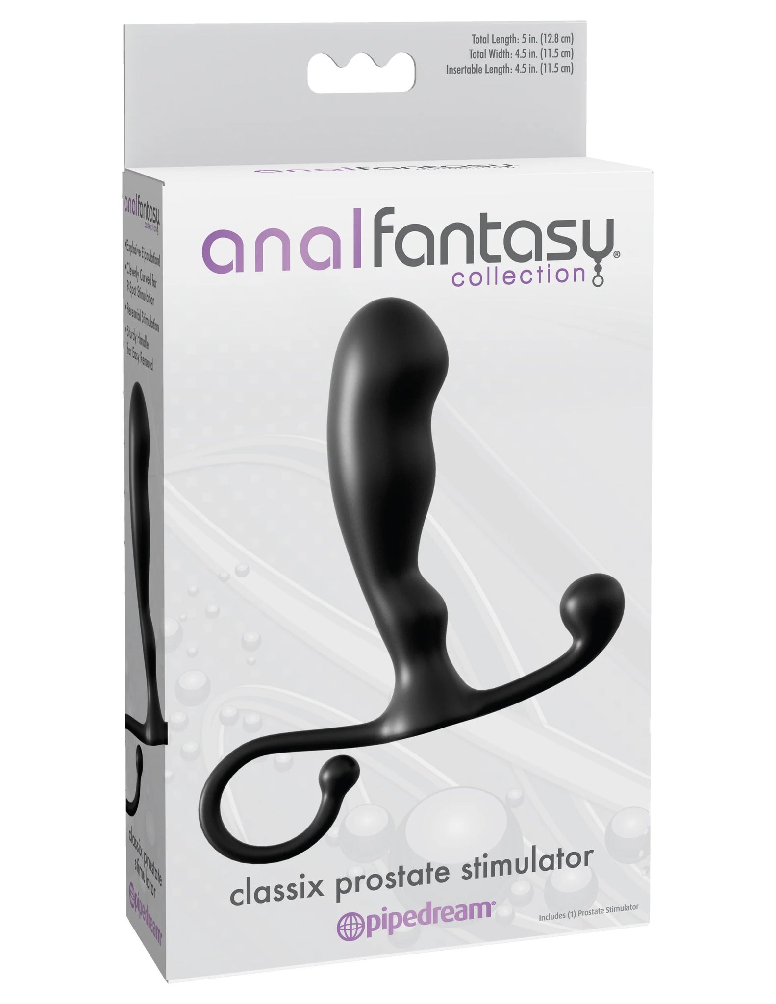 Anal Fantasy Collection Classix Prostate  Stimulator - Black
