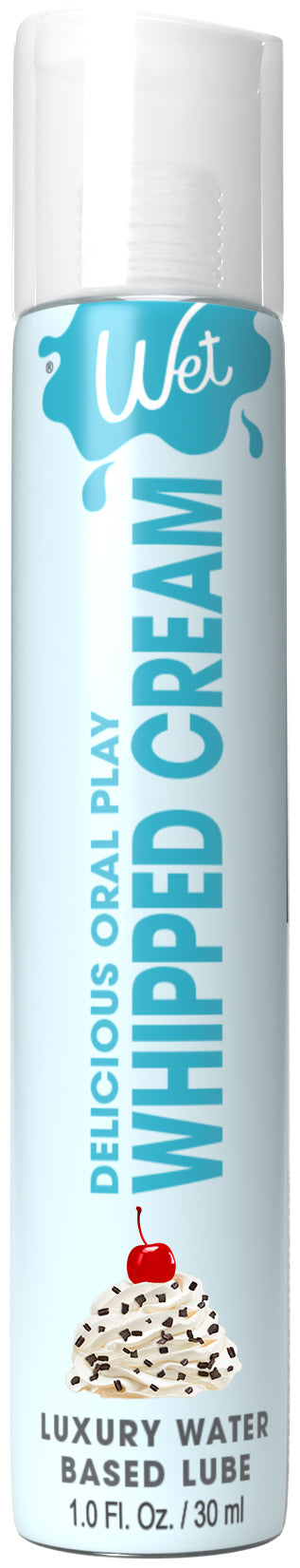Wet Delicious Oral Play - Whipped Cream -  Waterbased Flavored Lubricant 1 Oz WT21542