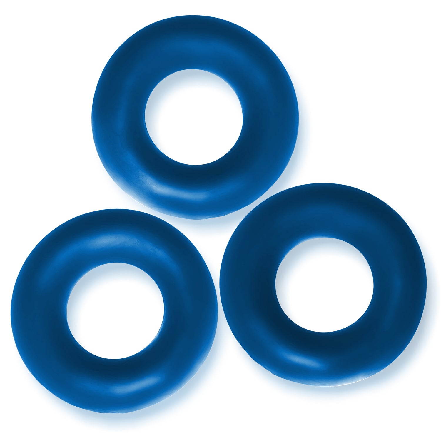 Fat Willy 3-Pack Jumbo C-Rings - Space Blue OX-3065-SPC