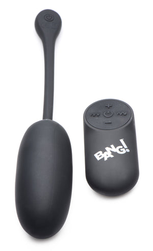 28x Plush Egg and Remote - Black BNG-AG590-BLK