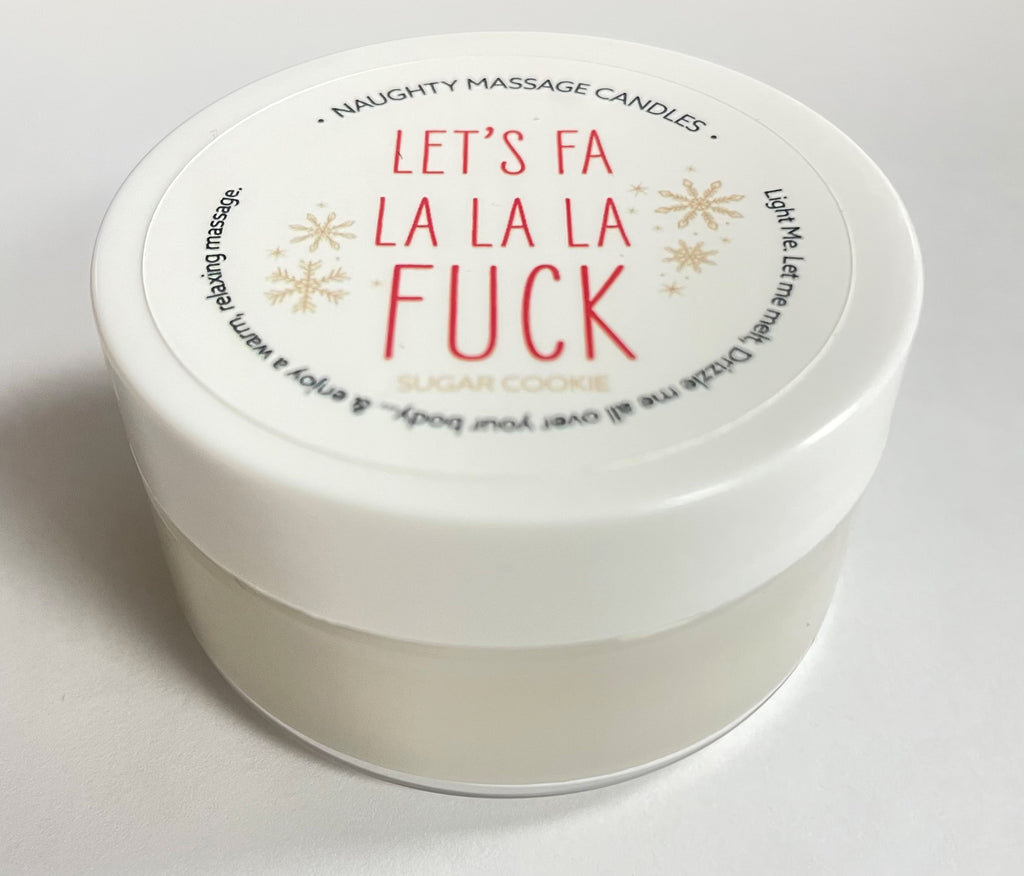 Let's Fa La La La Fuck Massage Candle - Sugar Cookie 1.7 Oz KS14309