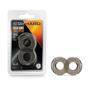 Stay Hard - Cock Ring and Ball Strap - Black