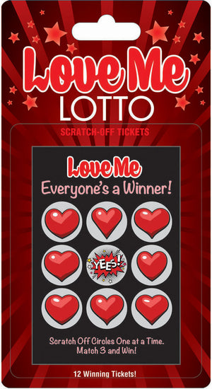 Love Me Lotto 12 Winning Tickets! LG-BG070