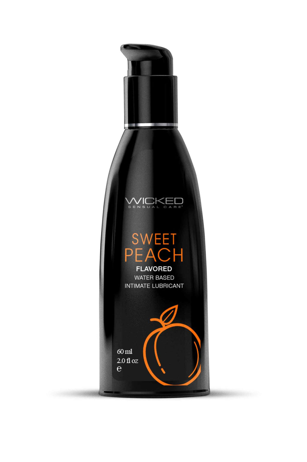 Aqua Sweet Peach Flavored Water Based Intimate  Lubricant - 2 Fl. Oz. WS-90382