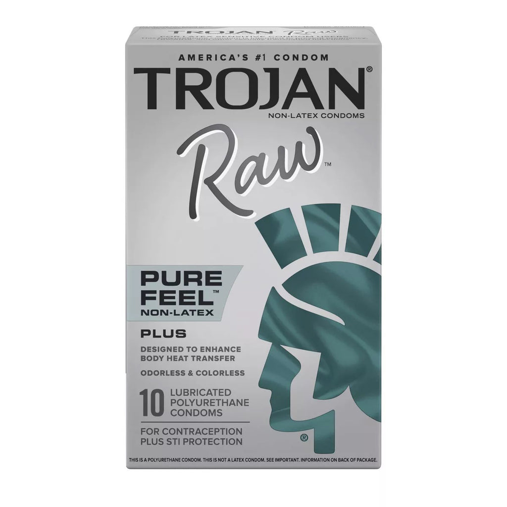 Trojan Raw Non-Latex 10 Pack PM99983