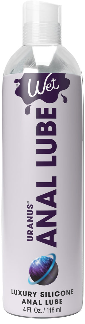 Wet Uranus Anal Lube - Premium Silicone Based  Lubricant 4 Oz WT35009