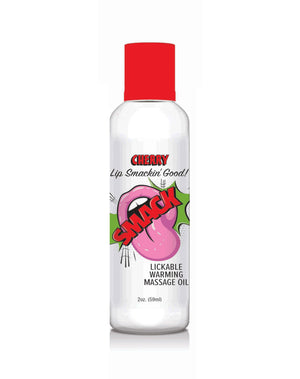 Smack Warming and Lickable Massage Oil - Cherry 2  Oz LG-BT410